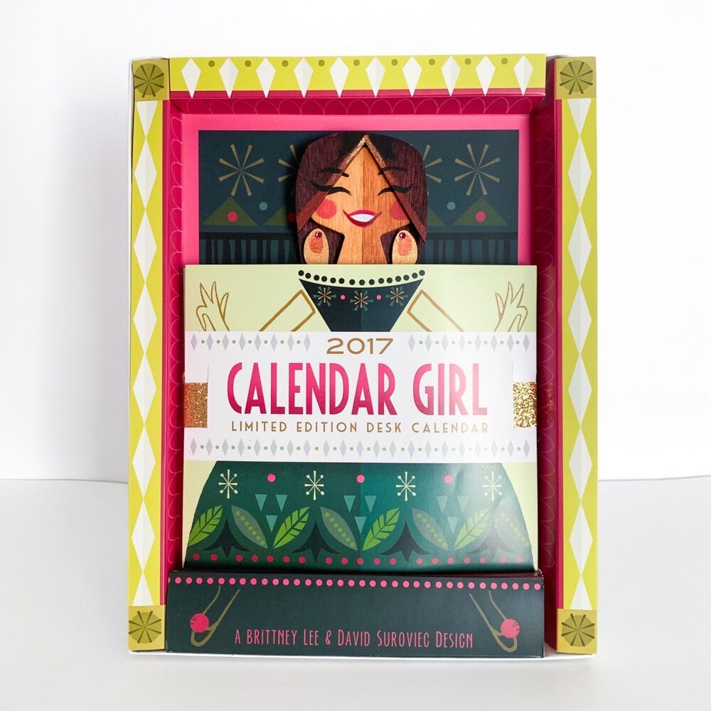 BRITTNEY LEE CALENDAR GIRL LIMITED EDITION DESK SET, SIGNED #493/500